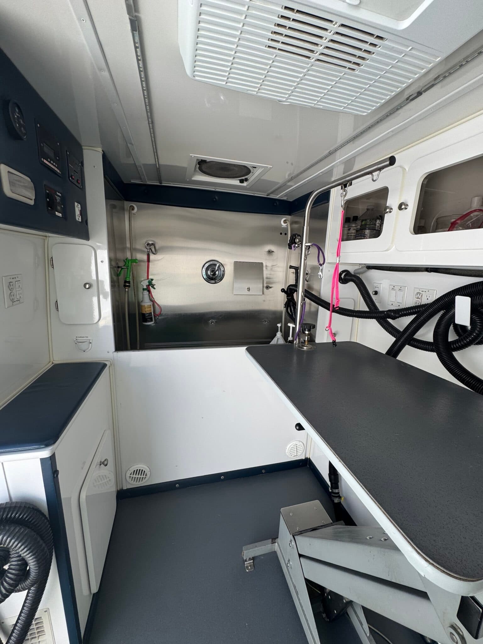 Planet Pooch mobile grooming van